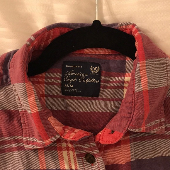 American Eagle Plaid Button Down - Picture 3 of 3